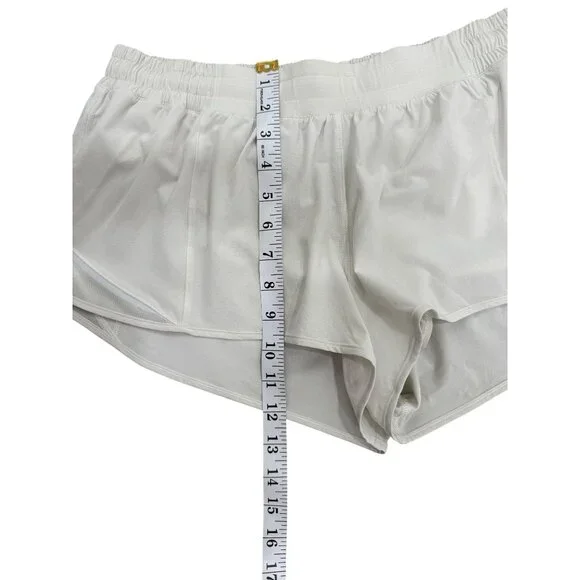 Lululemon Womens Hotty Hot LR Short 2.5" Lined Bone Running Size 14 NEW - Picture 6 of 7